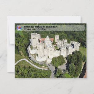 Carte Postale MONASTÈRES SERBES - Monastère de Manasija 3