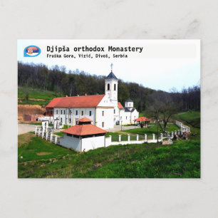 Carte Postale MONASTÈRES SERBES - Monastère orthodoxe Djipša 3