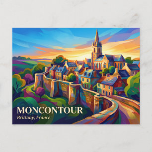 Carte Postale Moncontour France