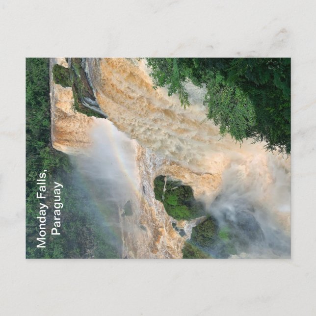 Carte postale Monday Falls, Paraguay (Devant)