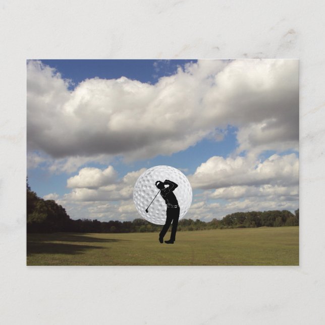 Carte Postale Monde de golf (Devant)