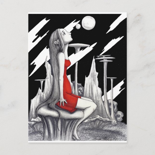 Carte Postale monde étrange (Devant)