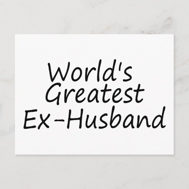 Carte Postale Mondes plus grand ex-mari (Devant)