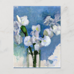 Carte Postale Mondrian - Irises blanches