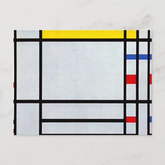 Carte Postale Mondrian - Place de la Concorde (Devant)