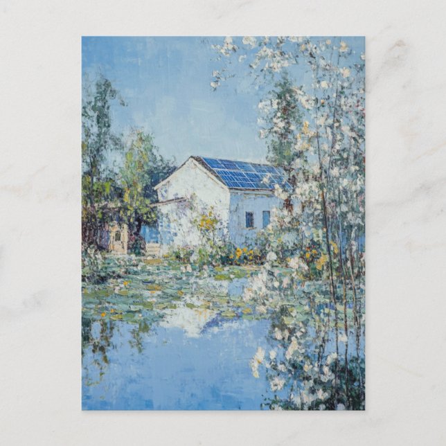 Carte postale Monet Art Vintage (Devant)