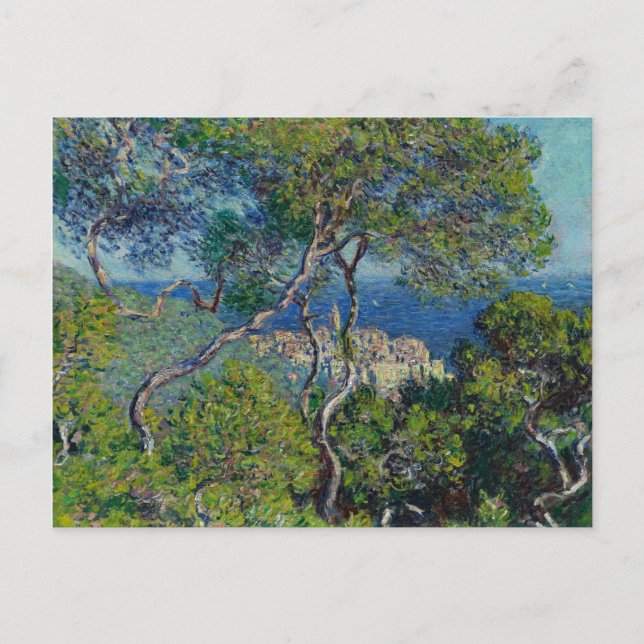 Carte Postale Monet Bordighera Italie Peinture Paysage (Devant)