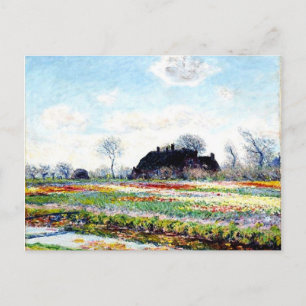 Carte Postale Monet - Champs de tulipe à Sassenheim