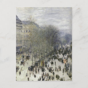 Carte Postale Monet, Claude Boulevard des Capucines 1873 Techniq