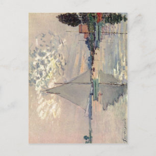 Carte Postale Monet, Claude Segelboot dans Le-Petit-Gennevillier