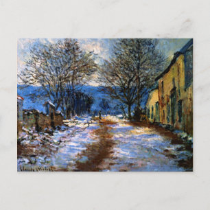 Carte Postale Monet - Effet de la neige à Limetz