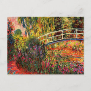 Carte Postale Monet - Etang Lily, Eaux Irises