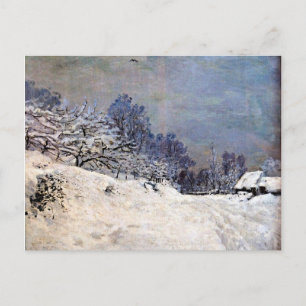 Carte Postale Monet - La route devant la ferme Saint Simeon