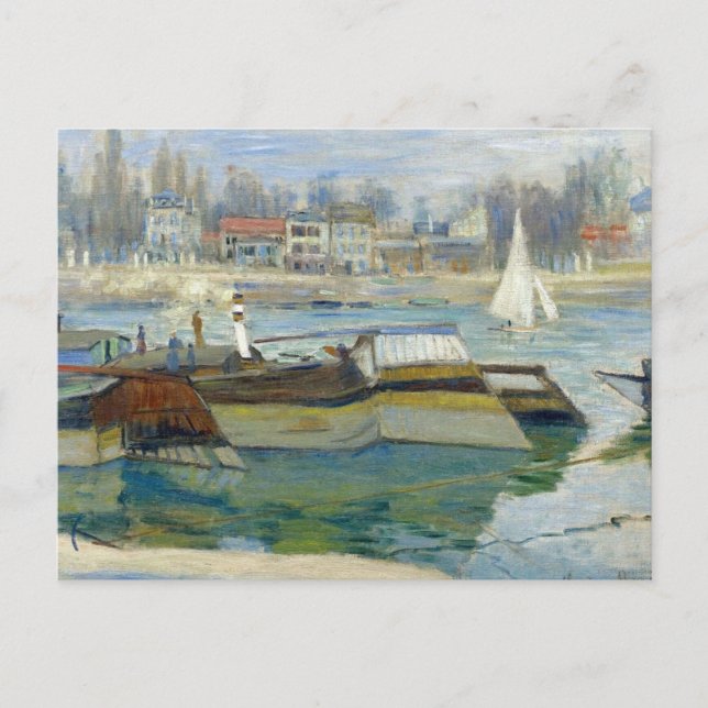 Carte Postale Monet - La Seine aux Asnières (Devant)