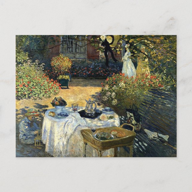 Carte Postale Monet - Le déjeuner (Devant)
