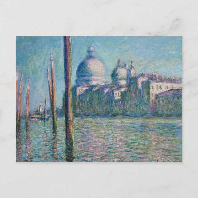 Carte Postale Monet - Le Grand Canal (Devant)