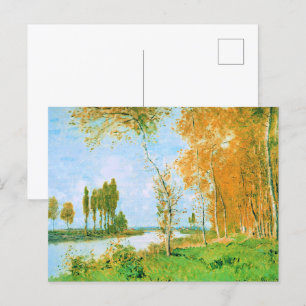 Carte Postale Monet - Le printemps à Argenteuil,