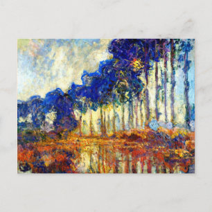 Carte Postale Monet - Les peupliers en automne