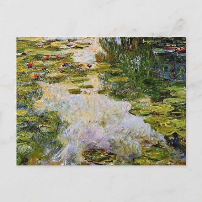 Carte Postale Monet - Lys d'eau 1917-1919 (Devant)