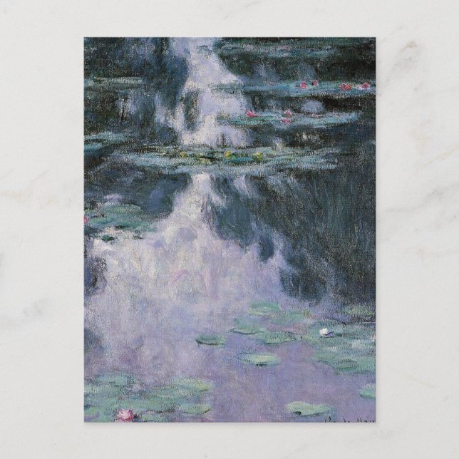 Carte Postale Monet - Lys-nympheas-1907 (Devant)
