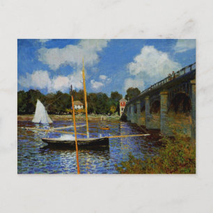 Carte Postale Monet - Pont routier à Argenteuil