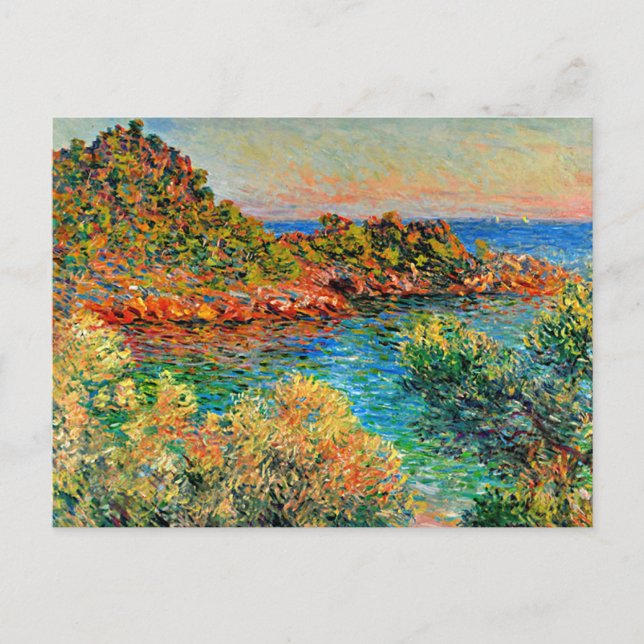 Carte Postale Monet, Près De Monte Carlo, (Devant)