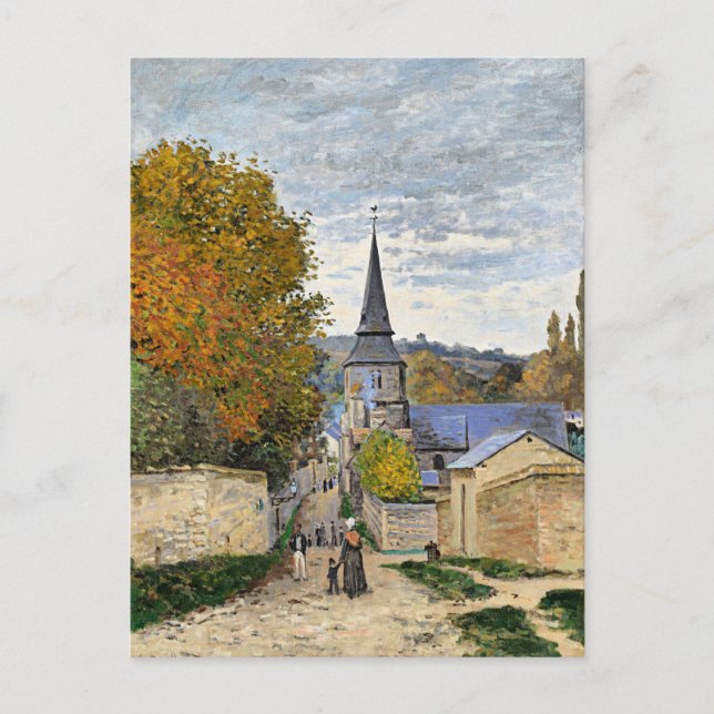 Carte Postale Monet - Rue de Sainte-Adresse, (Devant)
