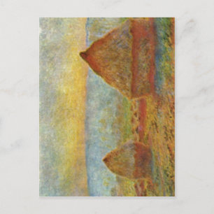 Carte Postale Monet, technique 1884 de Claude Heuhaufen ? l