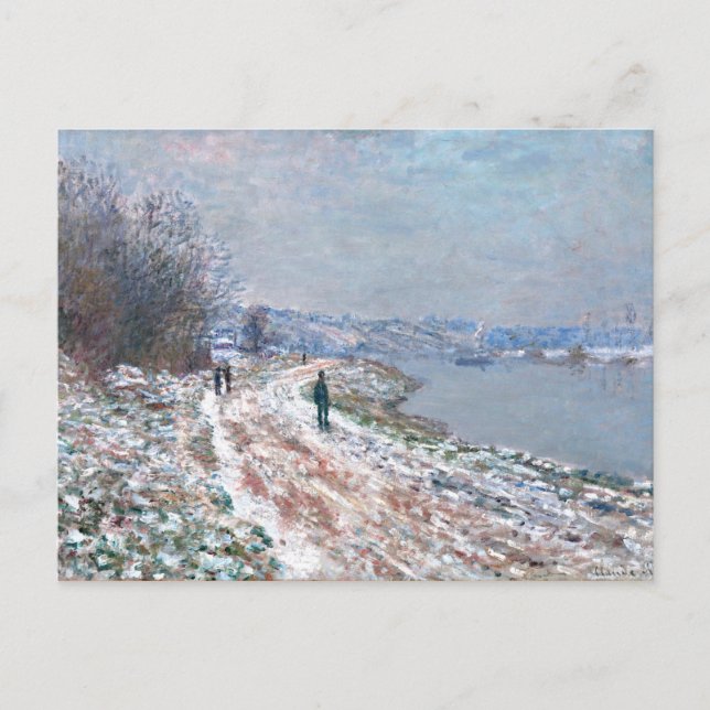 Carte Postale Monet - Towpath à Argenteuil (Devant)