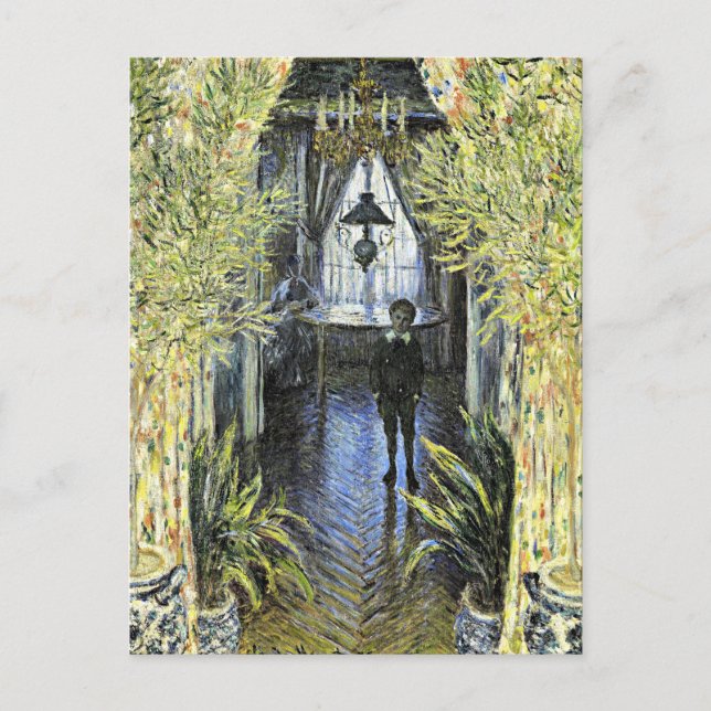 Carte Postale Monet - Un coin de l'appartement (Devant)
