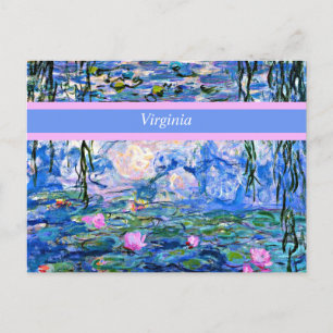 Carte Postale Monet - Water Lys 1919 modèle,