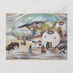Carte Postale Mongolie postcard
