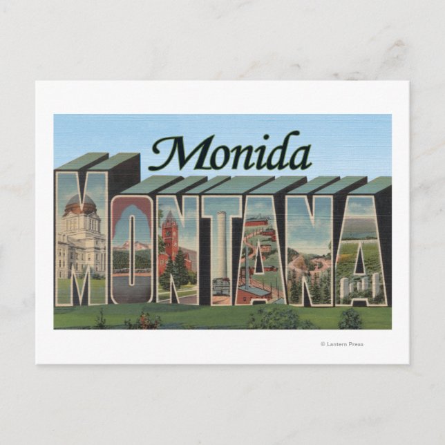 Carte Postale Monida, Montana (Devant)