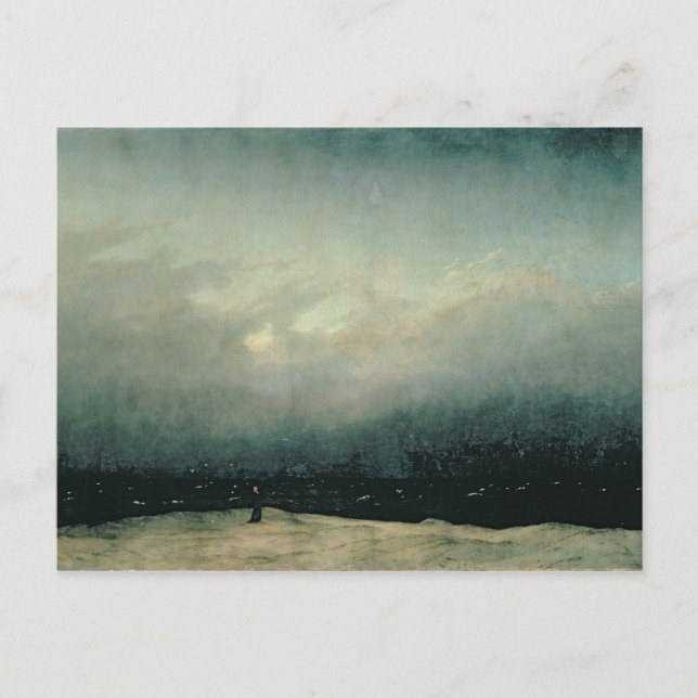 Carte Postale Monk by sea (Devant)