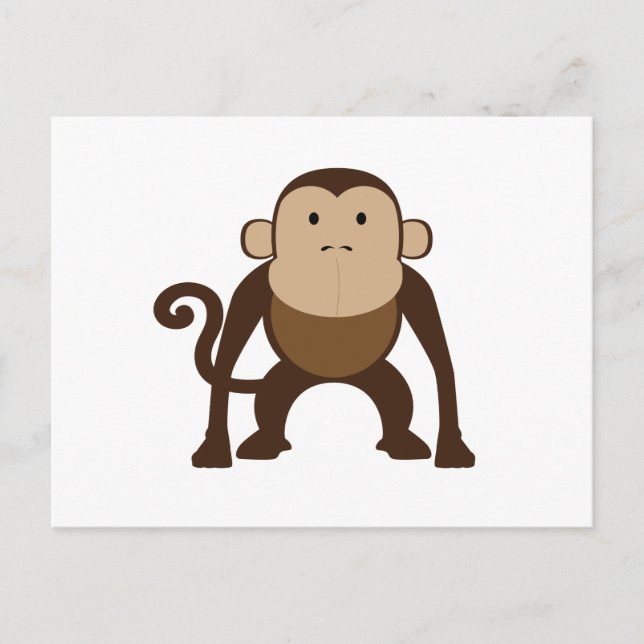 Carte Postale Monkey (Devant)