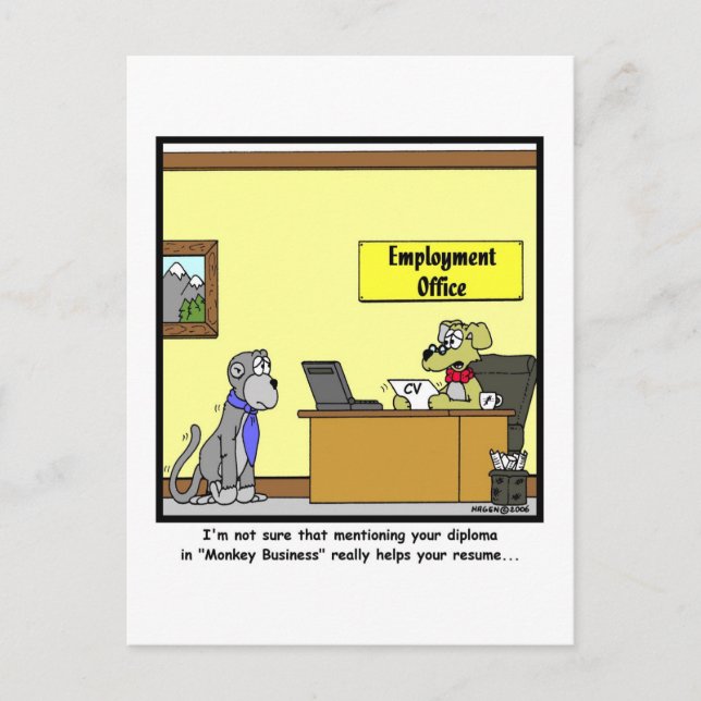 Carte Postale Monkey Business (Devant)