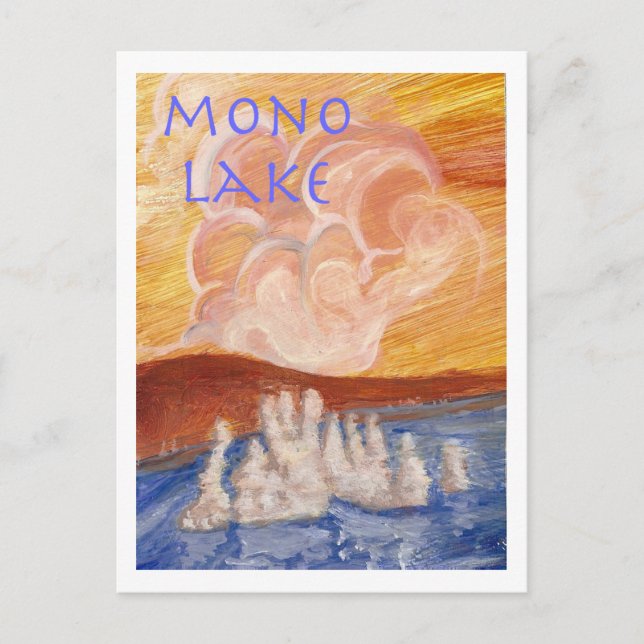Carte postale mono de lac (Devant)
