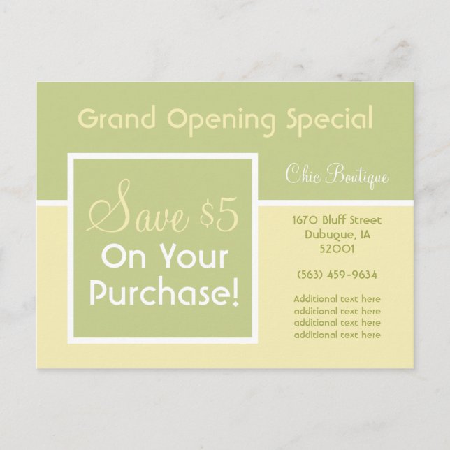 Carte postale Monogram Band Tea & Creative (Devant)