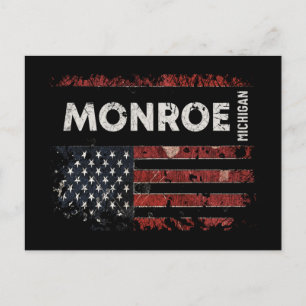 Carte Postale Monroe Michigan