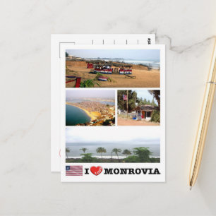 Carte Postale Monrovia - Liberia - I Love -