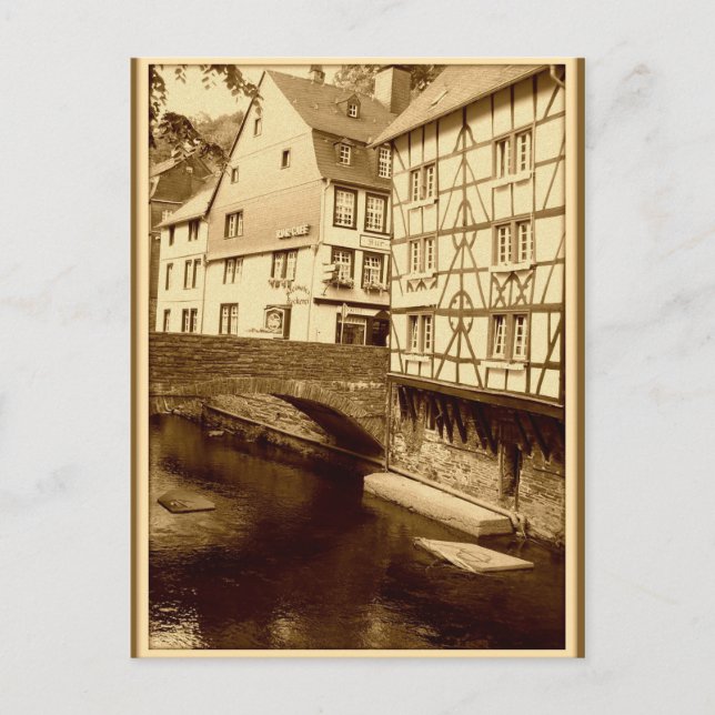 Carte Postale Monschau, Allemagne (Devant)