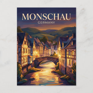 Carte Postale Monschau Allemagne