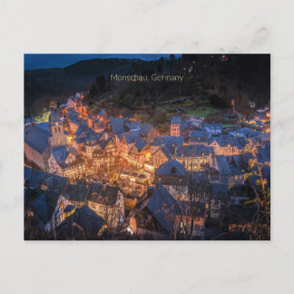 Carte Postale Monschau, Allemagne, saison festive,