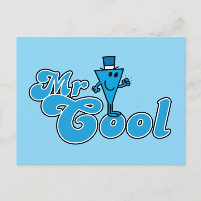 Carte Postale Monsieur le Cool | Bonne pompe à poing (Devant)