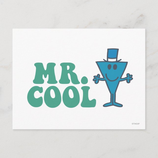 Carte Postale Monsieur le Cool | Conception du logo (Devant)