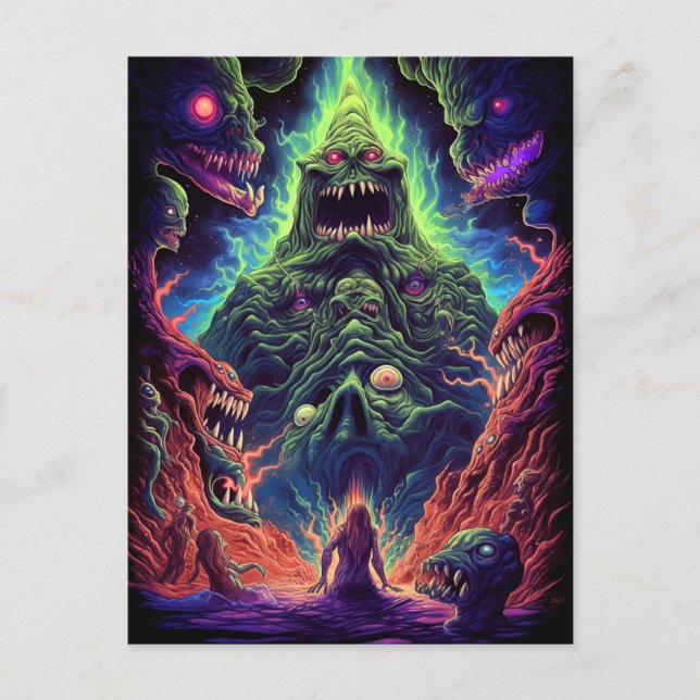Carte postale Monster Creator Horror Art (Devant)