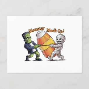 Carte Postale Monster Mash-Up !