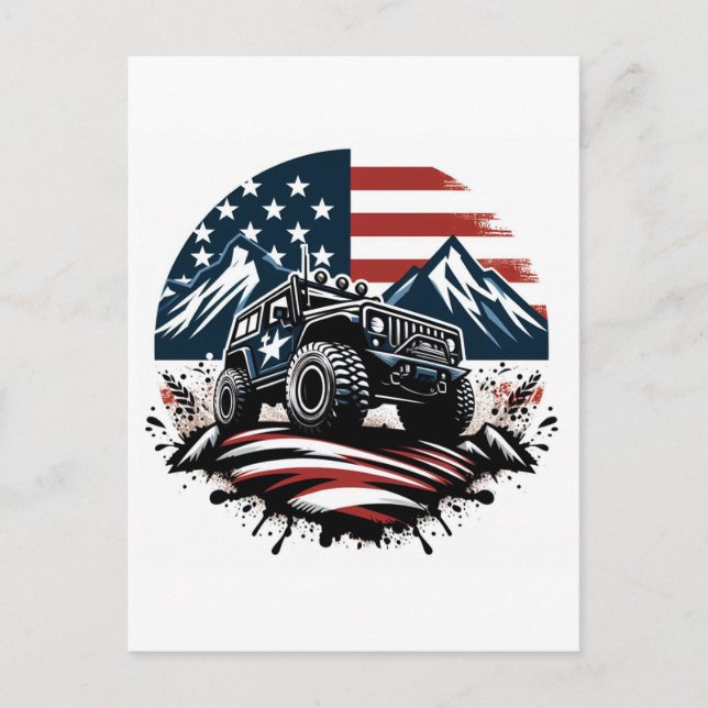CARTE POSTALE MONSTER TRUCK (Devant)