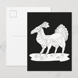 Carte Postale Monstre de Métal