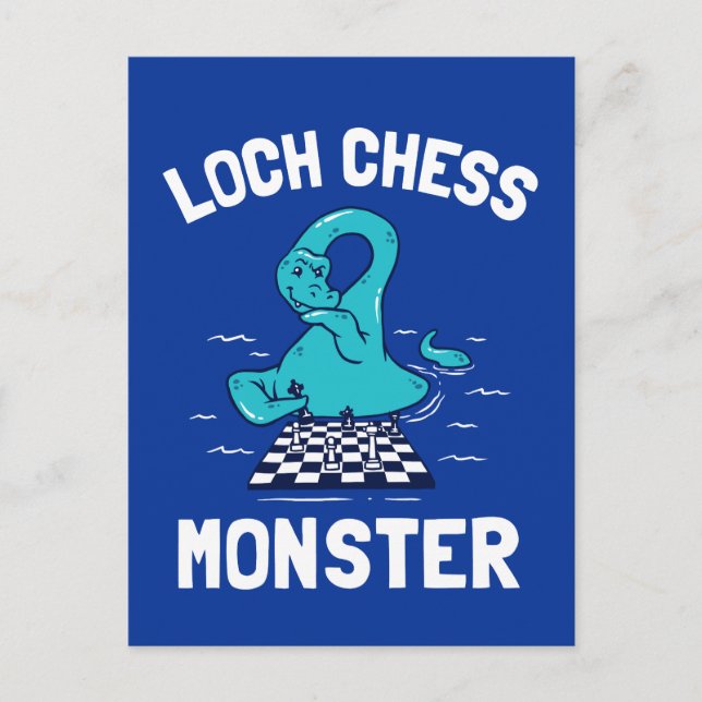 Carte Postale Monstre d'échecs Loch (Devant)